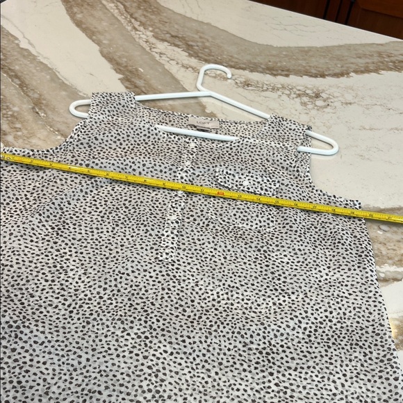 LOFT Polka Dot Sleeveless Camisole in Brown and White Animal Print - Picture 6 of 6